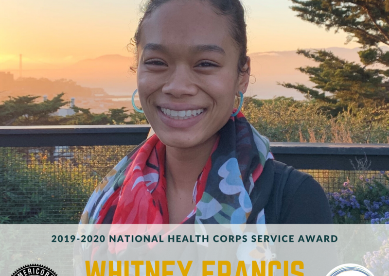 Whitney Francis NHC SF Service Award