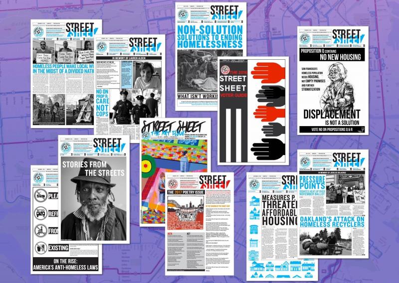 Collage of Street Sheet covers