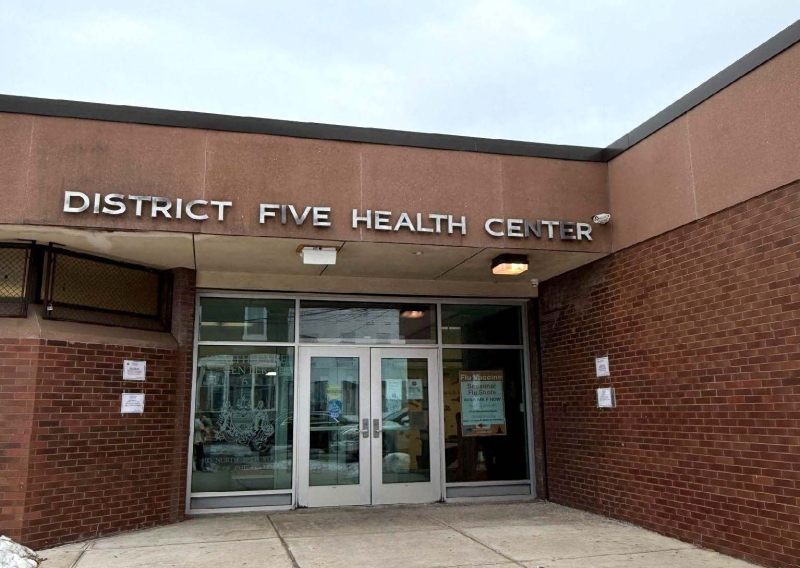 Main entrance of health center 5