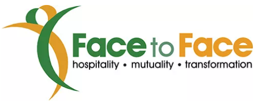 Face to Face logo with the words hospitality mutuality and transformation
