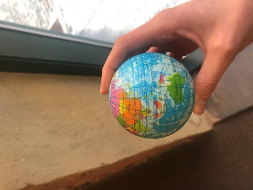 globe stress ball