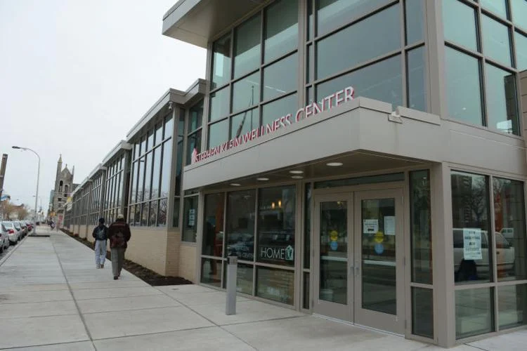 The exterior of Stephen Klein Wellness Center